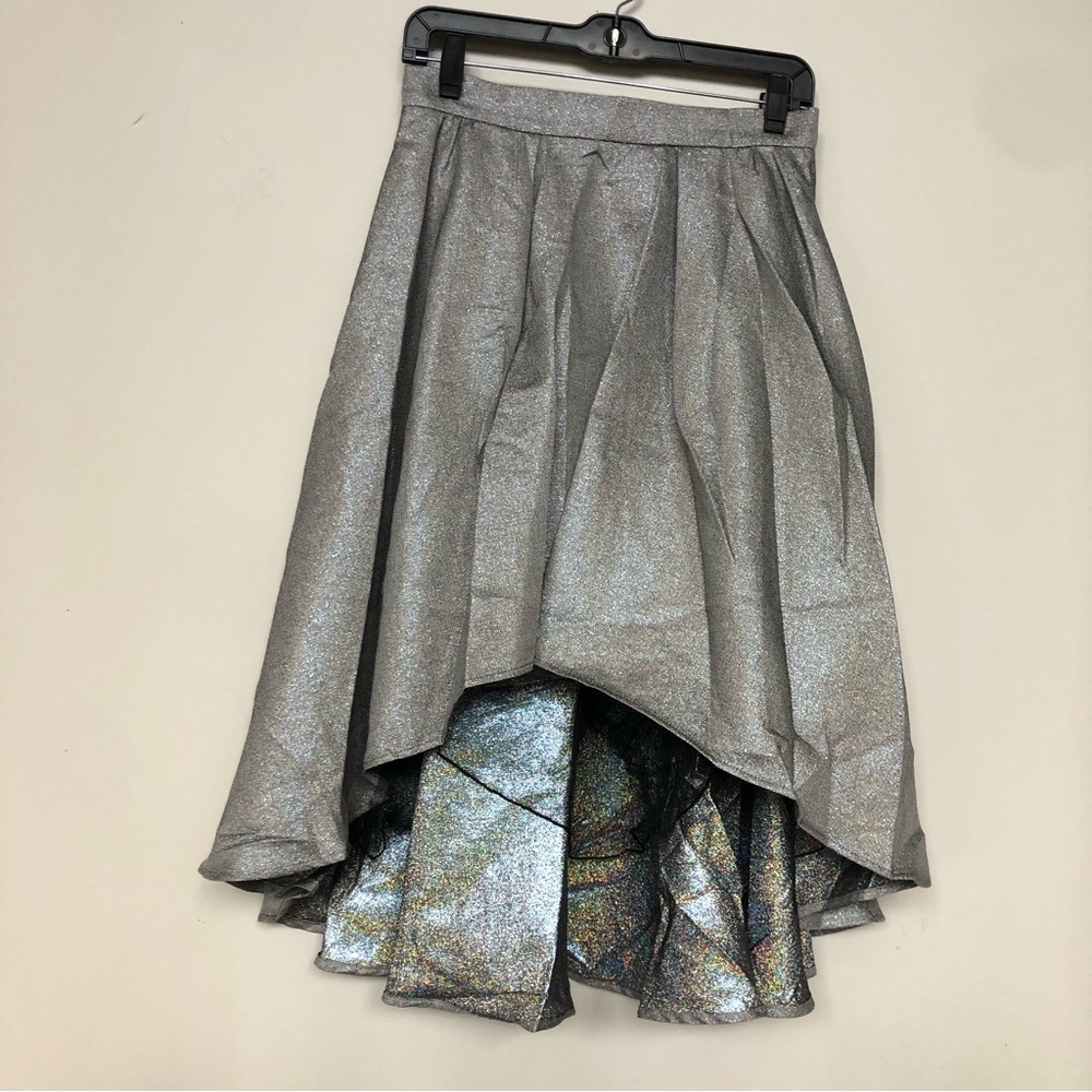 Gorgeous ABS Allen Schwartz Sheeny Hi Lo Skirt